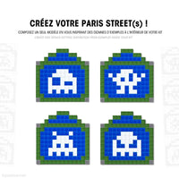 Kit mosaïque Pixel Art Paris Street(s) 16x16 cm - Pixel Corner Pixel Corner Hersée Paris 9