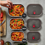 Lunch Box inox étanche micro-ondes 600 ml / 900 ml / 1.2 L - Black & Blum Black & Blum Hersée Paris 9