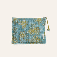Pochette matelassée en coton imprimé main - Bonheur du Jour Paris Bonheur du Jour Paris Hersée Paris 9