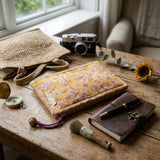 Pochette matelassée en coton imprimé main - Bonheur du Jour Paris Bonheur du Jour Paris Hersée Paris 9