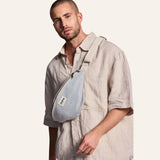 Sac banane Olivia rayée coton bio - Hindbag Hindbag Hersée Paris 9