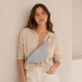 Sac banane Olivia rayée coton bio - Hindbag Hindbag Hersée Paris 9