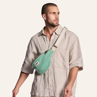 Sac banane Olivia rayée coton bio - Hindbag Hindbag Hersée Paris 9