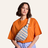 Sac banane Olivia rayée coton bio - Hindbag Hindbag Hersée Paris 9