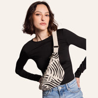 Sac Banane Olivia imprimé Coton Bio - Hindbag Hindbag Hersée Paris 9