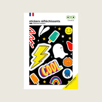 Stickers rétro-réfléchissants vélo & casque - Rainette Rainette Hersée Paris 9