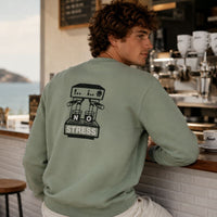 Sweat Coffee kaki en coton - No Stress No Stress Hersée Paris 9