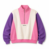 Sweat Emma col zippé oversize en coton bio - Perpète Perpète Hersée Paris 9