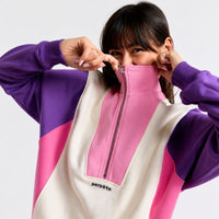 Sweat Emma col zippé oversize en coton bio - Perpète Perpète Hersée Paris 9