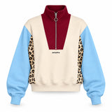 Sweat Emma col zippé oversize en coton bio - Perpète Perpète Hersée Paris 9