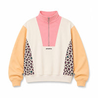 Sweat Emma col zippé oversize en coton bio - Perpète Perpète Hersée Paris 9