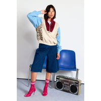 Sweat Emma col zippé oversize en coton bio - Perpète Perpète Hersée Paris 9