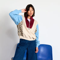 Sweat Emma col zippé oversize en coton bio - Perpète Perpète Hersée Paris 9