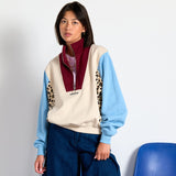 Sweat Emma col zippé oversize en coton bio - Perpète Perpète Hersée Paris 9