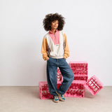 Sweat Emma col zippé oversize en coton bio - Perpète Perpète Hersée Paris 9