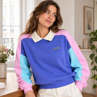 Sweat Mel oversize coton bio col croquet - Perpète Perpète Hersée Paris 9