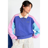 Sweat Mel oversize coton bio col croquet - Perpète Perpète Hersée Paris 9