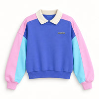 Sweat Mel oversize coton bio col croquet - Perpète Perpète Hersée Paris 9