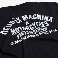 T-shirt Biarritz Address noir coton bio - Deus Ex Machina Deus Ex Machina Hersée Paris 9