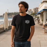 T-shirt Biarritz Address noir coton bio - Deus Ex Machina Deus Ex Machina Hersée Paris 9
