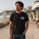 T-shirt Biarritz Address noir coton bio - Deus Ex Machina Deus Ex Machina Hersée Paris 9