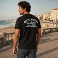 T-shirt Biarritz Address noir coton bio - Deus Ex Machina Deus Ex Machina Hersée Paris 9