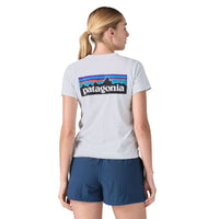T-shirt femme P-6 Logo Responsibili-Tee® recyclé - Patagonia Patagonia Hersée Paris 9