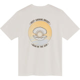 T-shirt Natural Shell coton bio imprimé - Andrés Hidalgo - Bask in the Sun Bask in the Sun Hersée Paris 9