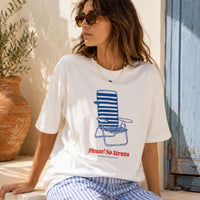 T-shirt oversize Transat coton bio -  No Stress No Stress Hersée Paris 9