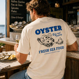 T-shirt Oyster coton bio imprimé crème - Homemade Homemade Hersée Paris 9