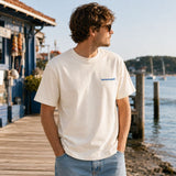 T-shirt Oyster coton bio imprimé crème - Homemade Homemade Hersée Paris 9