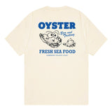 T-shirt Oyster coton bio imprimé crème - Homemade Homemade Hersée Paris 9