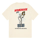 T-shirt Shower coton bio imprimé crème - Homemade Homemade Hersée Paris 9