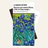 Tablette-livre « Heureux qui comme Ulysse, a fait un beau voyage… » chocolat au lait 45% bio 80g - Du Bellay - Le Chocolat de Poche Le Chocolat de Poche Hersée Paris 9