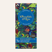 Tablette Chocolat Noir 71% Rich Dark Bio Vegan 80 g - Chocolate & Love Chocolate & Love Hersée Paris 9