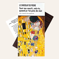 Tablette chocolat noir 74% Bio Gingembre - Tout me sourit vois-tu quand je t'ai près de moi - Chocolat de Poche Le Chocolat de Poche Hersée Paris 9