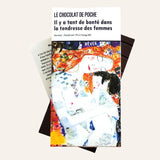 Tablette-livre « Il y a tant de bonté de la tendresse des femmes » chocolat noir 74% à l’orange bio 80g - Le Chocolat de Poche Le Chocolat de Poche Hersée Paris 9