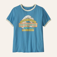 T-shirt femme Great Waves Ringer Tee coton bio - Patagonia Patagonia Hersée Paris 9