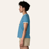 T-shirt femme Great Waves Ringer Tee coton bio - Patagonia Patagonia Hersée Paris 9