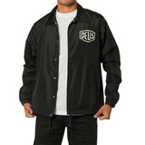 Veste Biarritz Coach Jacket noire nylon recyclé - Deus Ex Machina Deus Ex Machina Hersée Paris 9