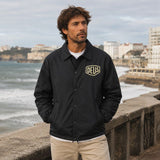 Veste Biarritz Coach Jacket noire nylon recyclé - Deus Ex Machina Deus Ex Machina Hersée Paris 9