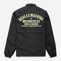 Veste Biarritz Coach Jacket noire nylon recyclé - Deus Ex Machina Deus Ex Machina Hersée Paris 9