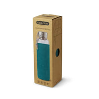 Gourde en verre avec protection Bleu Océan 600ML - Hersée
